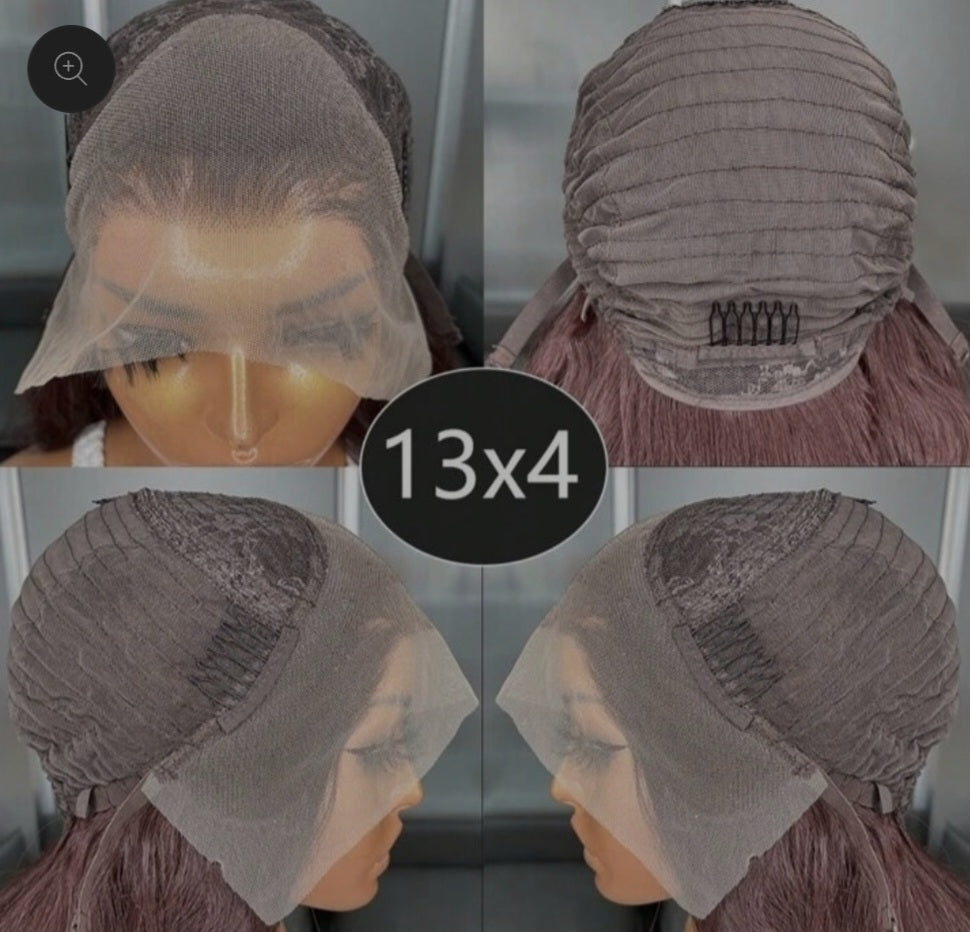 Long Body Wave Glueless Kanekalon Wig(human blend)